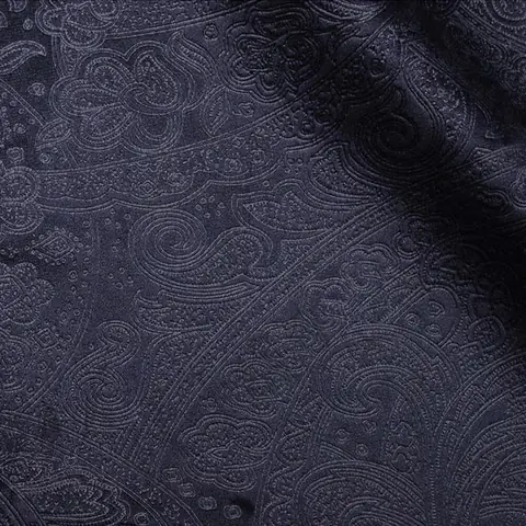 Navy Paisley